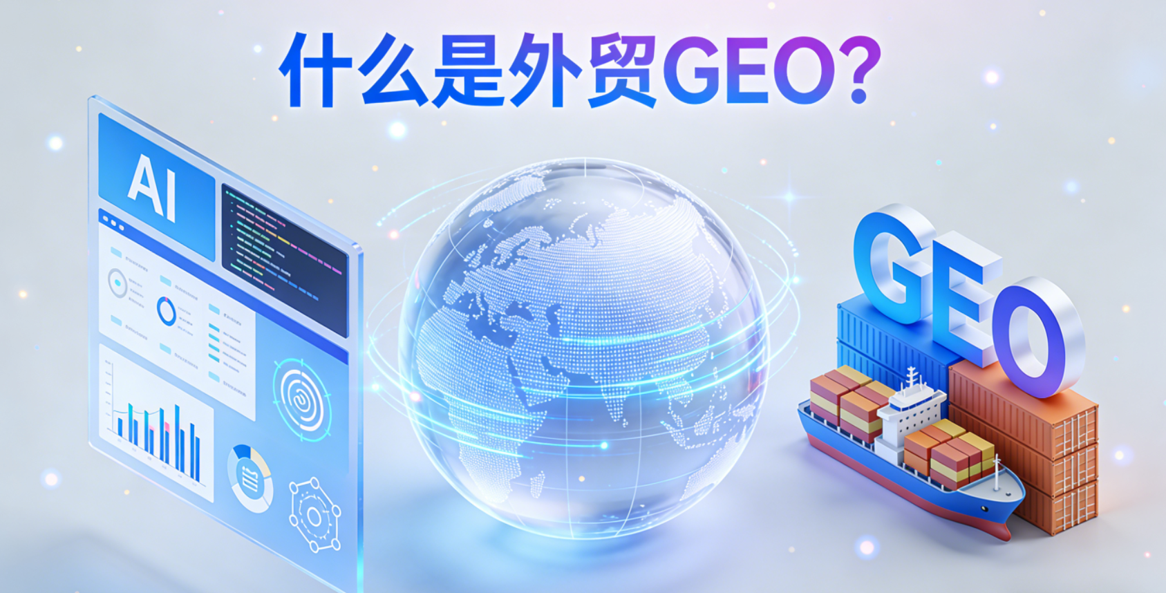 信息图展示了B2B线索生成领域从传统SEO到GEO的转变