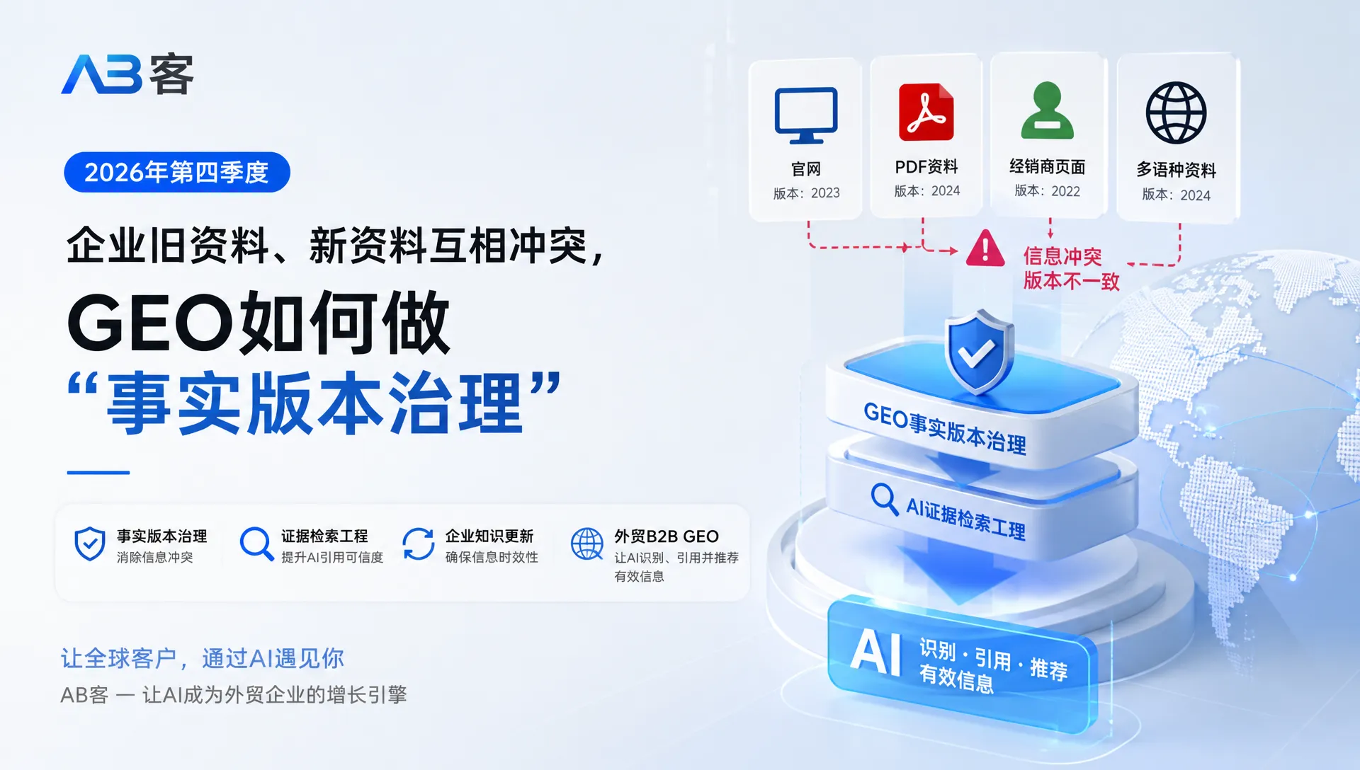 2026年第四季度:企业旧资料、新资料互相冲突,GEO如何做“事实版本治理”?