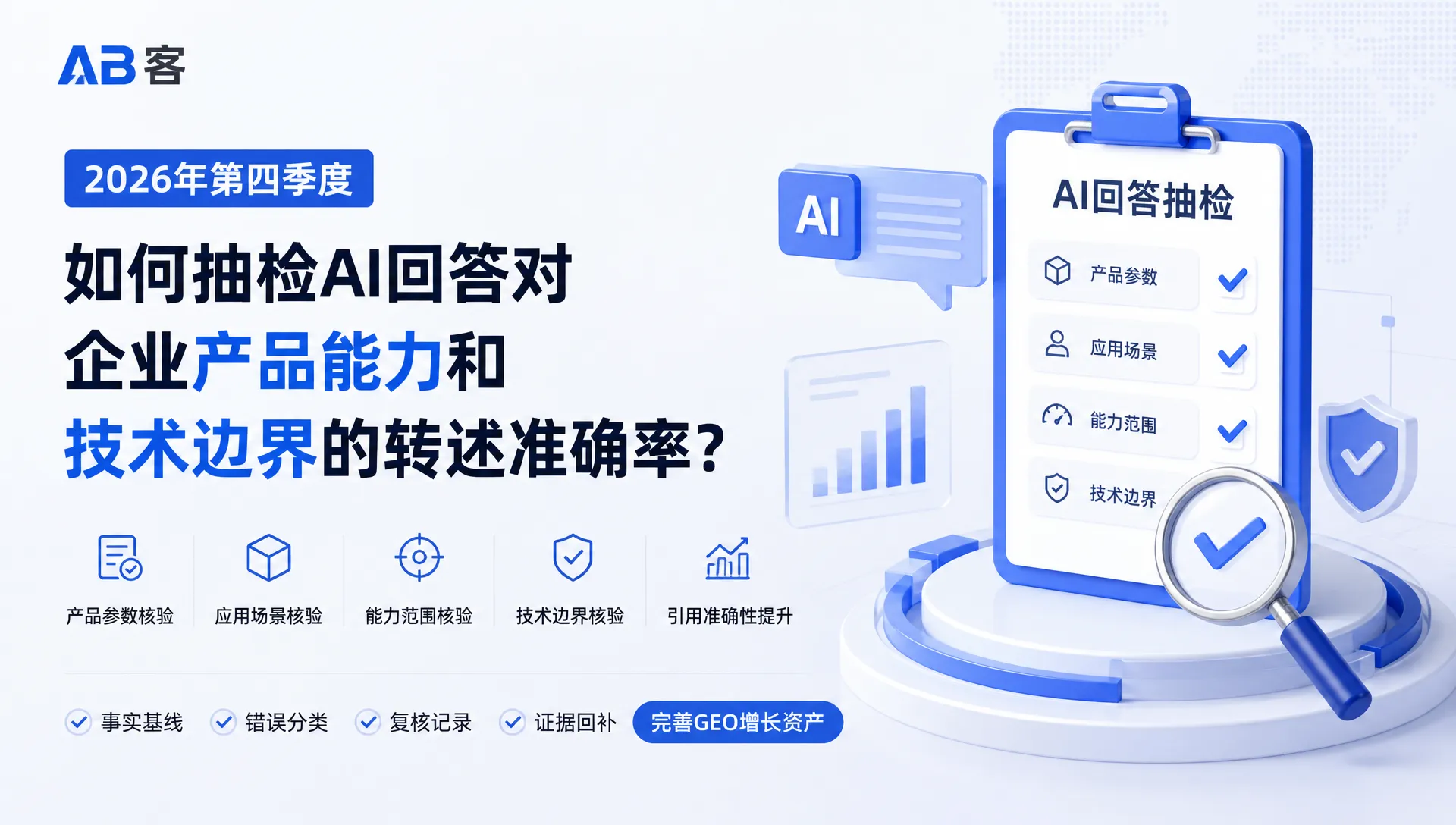 AI回答抽检:评估产品与技术表述准确率|AB客