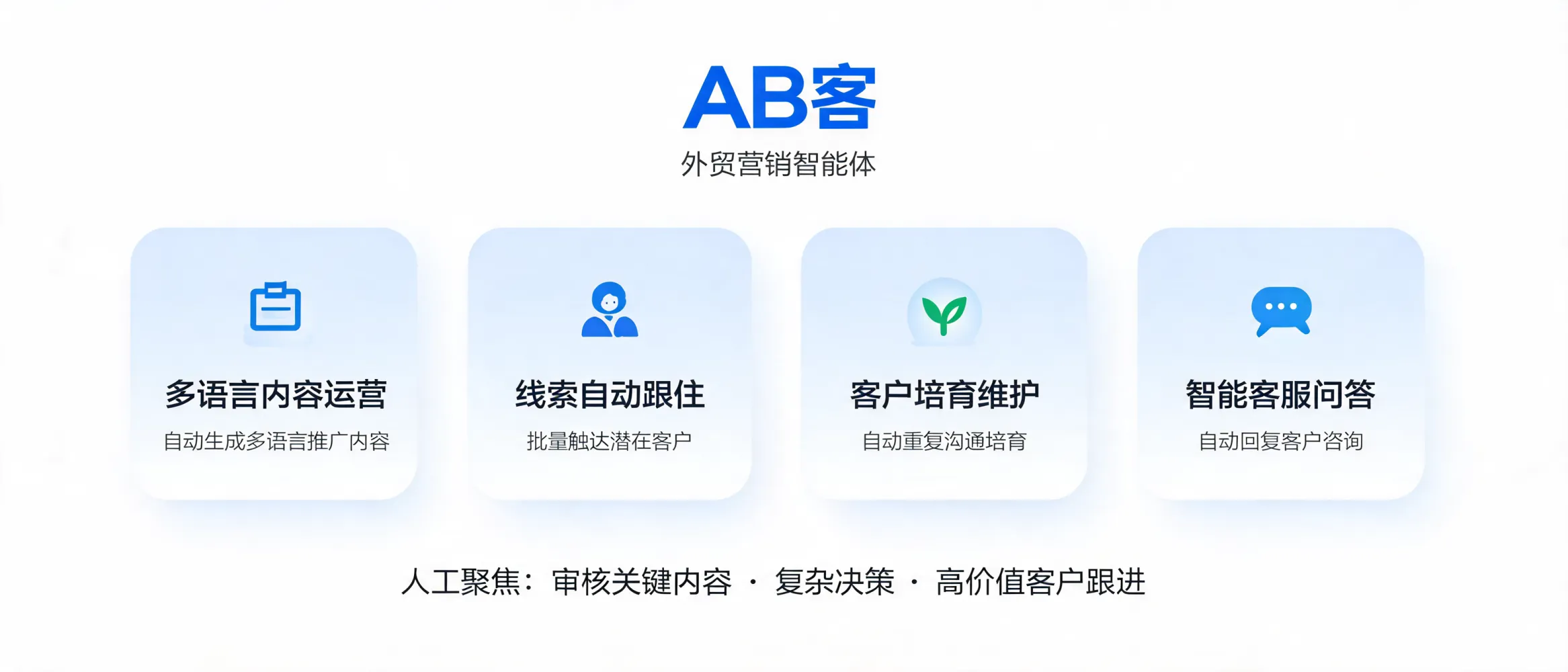 问：Can ABKE Marketing Agent Automate Multilingual Content, Lead Follow-Up, and Customer Nurturing?答：Learn how ABKE, the B2B foreign trade marketing agent, automates multilingual content operations, lead follow-up, customer nurturing, and repetitive marketing tasks while keeping human review for critical decisions.